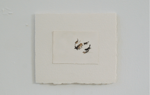 Buzzard Meat - watercolor, 12.5 x 9cm, SOLD